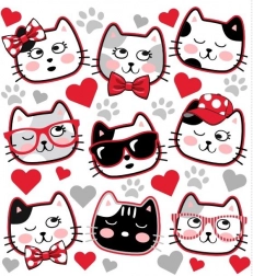 Nažehlovačka Mačacie tváričky