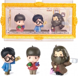 Harry Potter Micro Magical Moments – mini figúrky Harry, Hagrid a Dudley s vitrínkou