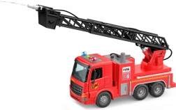 Hasičské auto so striekaním vody a efektmi 30 cm