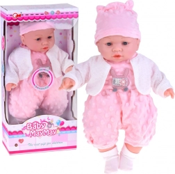 Interaktívna mäkká bábika bábätko 40 cm so zvukmi