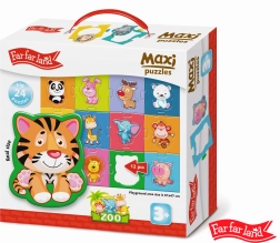 Maxi Puzzle Zvieratká zo ZOO 24 dielikov