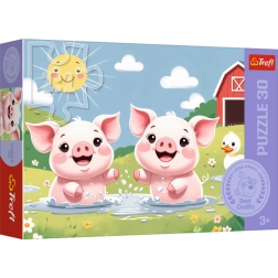 Puzzle Trefl Veselý život na vidieku 30 dielikov