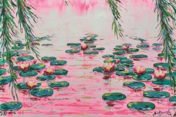 Ravensburger puzzle Jazero s leknami 4000 dielikov