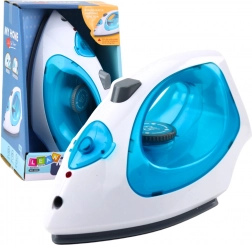 Detská žehlička s parou, svetlami a zvukmi modrá