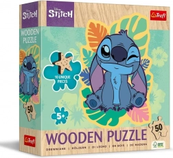 Drevené puzzle s 50 dielikmi Lilo & Stitch