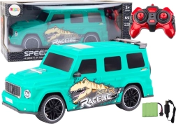 RC auto s dinosaurami 1:10 zelené
