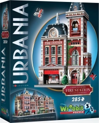Wrebbit 3D puzzle Urbania hasiči 285 dielikov