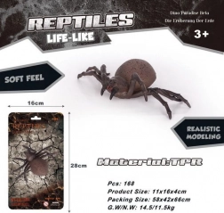 gumový mäkký pavúk 16 cm