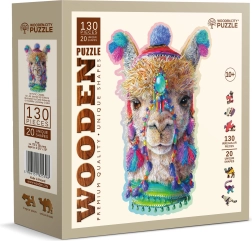 Drevené puzzle Mystická lama 130 dielikov WOODEN CITY