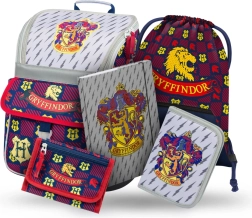 Školský set BAAGL Zippy Harry Potter Chrabromil – aktovka, peračník, vrecko, dosky a peňaženka