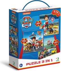 Puzzle Paw Patrol: Pripravené do Akcie 3v1