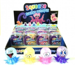 Žartovná mačkacia chobotnica antistresová hračka