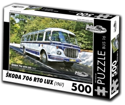 Puzzle RETRO-AUTA Škoda 706 RTO LUX autobus 500 dielikov