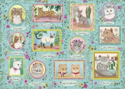 Gibsons Puzzle Slávne Mačky 1000 Dielov