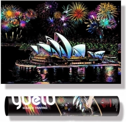 Škrabací obrázok Opera v Sydney