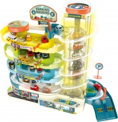 Poschodová garáž s výťahom pre 6 áut so svetelnými a zvukovými efektmi