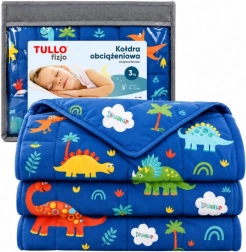Záťažová senzorická prikrývka Tullo 4 kg modrá - 1 kus