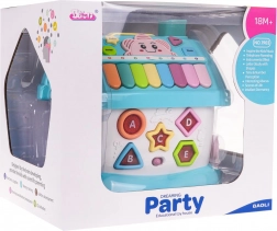 Interaktívny vzdelávací domček pre deti – Modrá