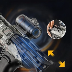 Elektrická vodná pištoľ s automatickou streľbou a akumulátorom, dosah 10 m