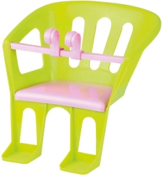 Sedadlo na bicykel pre bábiku s háčikmi