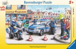 Ravensburger puzzle policajná pre deti 15 dielikov
