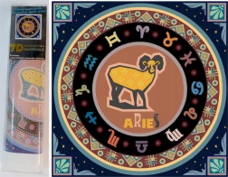 NORIMPEX diamantové maľovanie 7D Znamenie zverokruhu Baran 30x30 cm