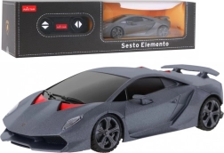 RC športové auto 1:24 Lamborghini Sesto Elemento – sivé
