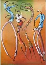 Puzzle tancujúci Afričania 1000 dielikov MAGNOLIA