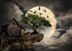 Puzzle ENJOY zrub na útese 1000 dielikov