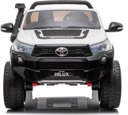 Elektrické auto pre deti Toyota Hilux pre 2 osoby s diaľkovým ovládaním – Biela