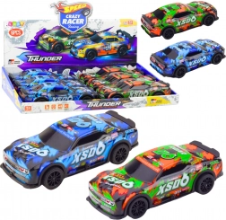 Závodné auto s trecím pohonom svetlá zvuky