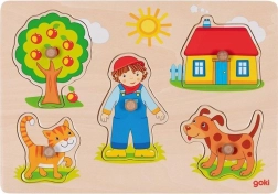 Drevená vkladačka Domov GOKI