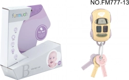 Mäkká sada kľúčov s príveskom so svetlami pre najmenších