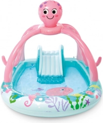 Nafukovacie hracie centrum Chobotnica s vodnou sprchou a šmýkačkou