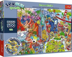 Puzzle Spy Guy Lost Items USA 500 dielikov