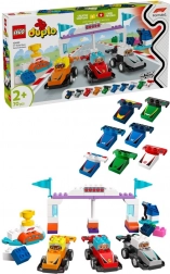 LEGO® DUPLO® 10445 Pretekárske autá a jazdci tímu F1