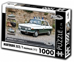 Puzzle RETRO-AUTA Wartburg 353 Volkspolizei 1000 dielikov
