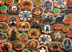 Puzzle Halloweenské sušienky 1000 dielikov COBBLE HILL