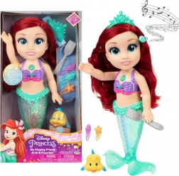 Disney Princezná spievajúca ARIEL – morská víla s doplnkami 35 cm