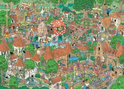 Puzzle JUMBO Jan van Haasteren Rozprávkový les 1000 dielikov