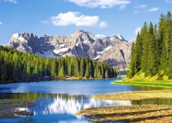 Puzzle 3000 dielikov misurina lake, italy