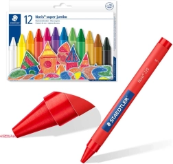 Staedtler Noris Jumbo voskové pastelky 12 farieb