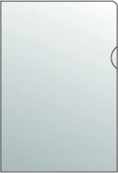 Priehľadný obal na dokumenty A4 L, PVC, 180 mikrónov