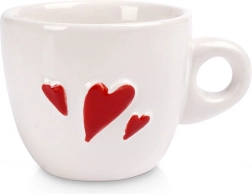 Keramický šálka na espresso Srdce 80 ml