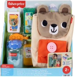 fisher-price medvedíkový batôžtek – aktívny kempovací set pre malých objaviteľov