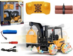 RC vysokozdvižný vozík s otáčaním o 360° a svietiacimi kolesami