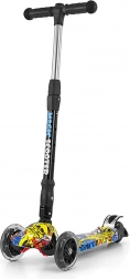 Detská trojkolesová kolobežka Milly Mally Magic Scooter graffiti