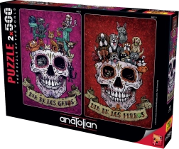 Puzzle halloween 2×500 dielikov ANATOLIAN
