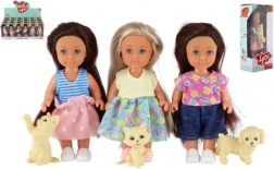 Bábika s miláčikom 12 cm v škatuľke, 3 druhy