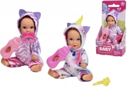 Mini bábika New Born Baby Onesie 12 cm